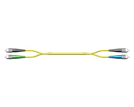 Patchkabel Fig.0, 2.0mm, FCAPC-FCPC, 9/125µm, 10.0m