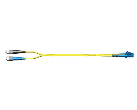Patchkabel Fig.0, 2.0mm, LCPC-FCPC, 9/125µm, 1.0m
