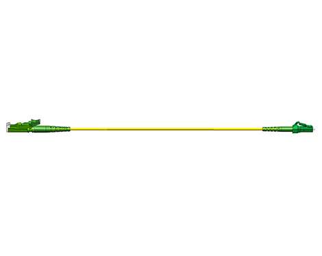 Simplex Patchkabel, 1.7mm, E2000APC-LCAPC, 9/125µm, 1.0m