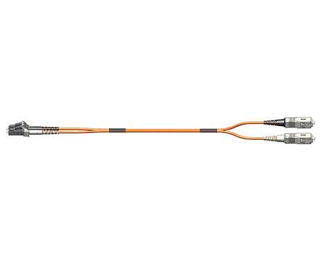 Fig.8 Patchkabel, 2.0mm, LCPC-SCPC, 62.5/125µm OM1, 1.5m
