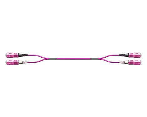 Fig.8 Patchkabel, 2.0mm, SCPC-SCPC, 50/125µm OM4, 2.0m