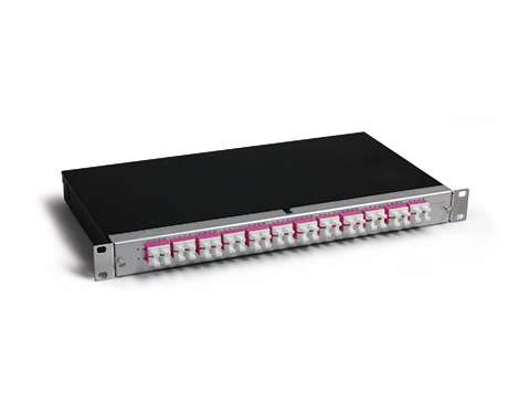 KEV 1HE Aluminium, 96 x LCPC, OM4 (24xLCPC quad)