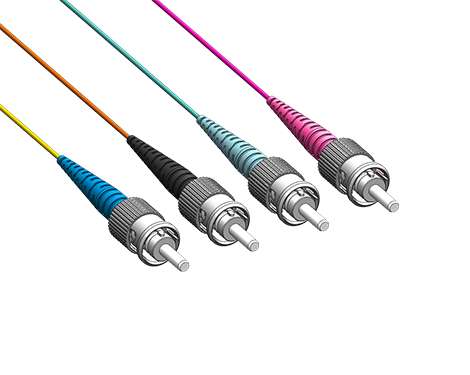Pigtail STPC, 50/125µm OM4, 2.0m, magenta
