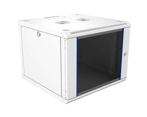 Wandschrank PremioNET, 9HE / 19´, 474x600x450mm (HxBxT), grau