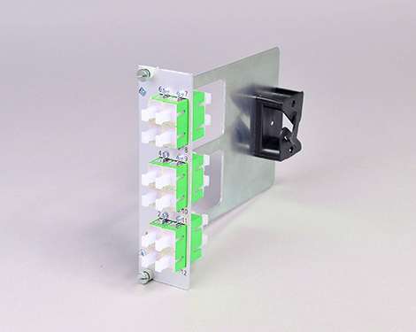 Einschubmodul 7TE, 12 x SCAPC, SM, mit Bügel (6xSCAPC duplex)
