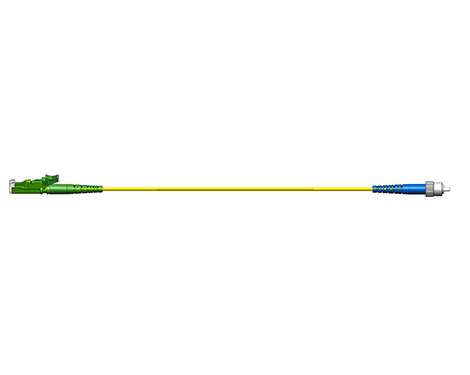 Simplex Patchkabel, 1.7mm, E2000APC-FCPC, 9/125µm, 20.0m